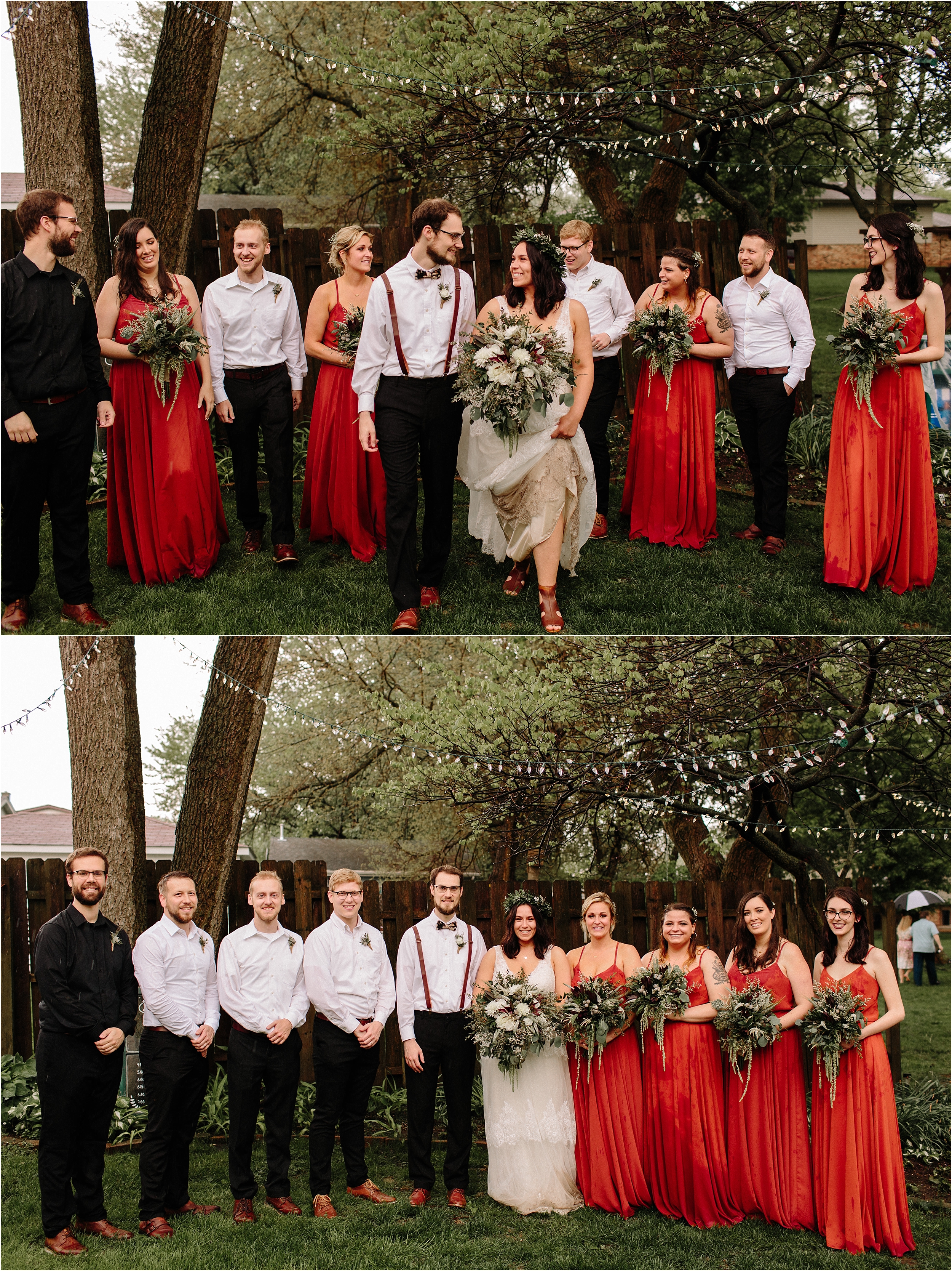 Chicago Illinois backyard wedding