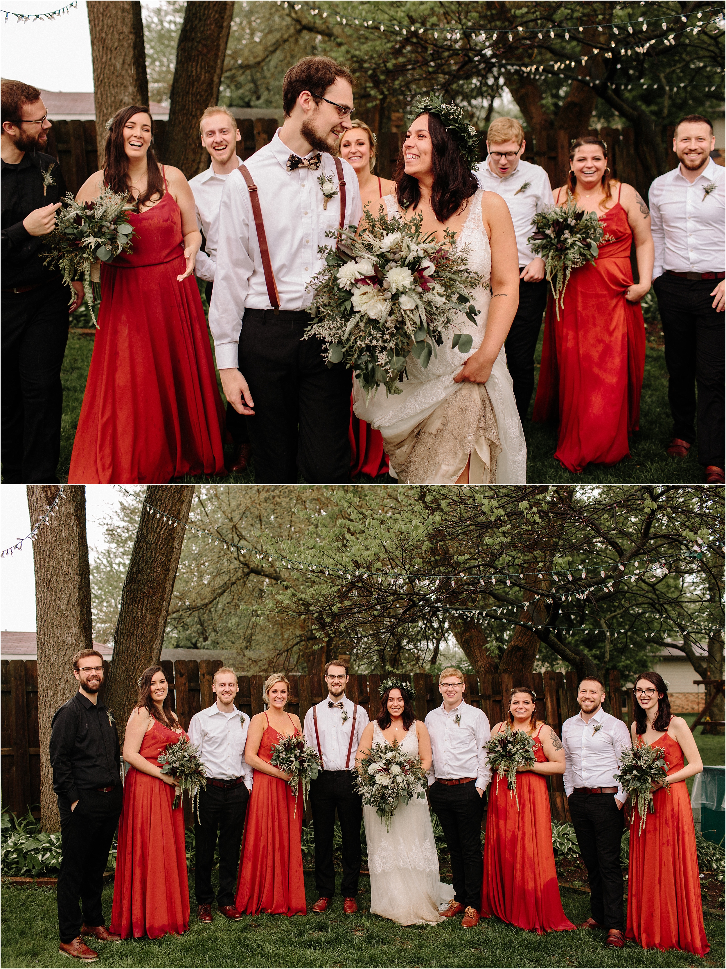 Chicago Illinois backyard wedding