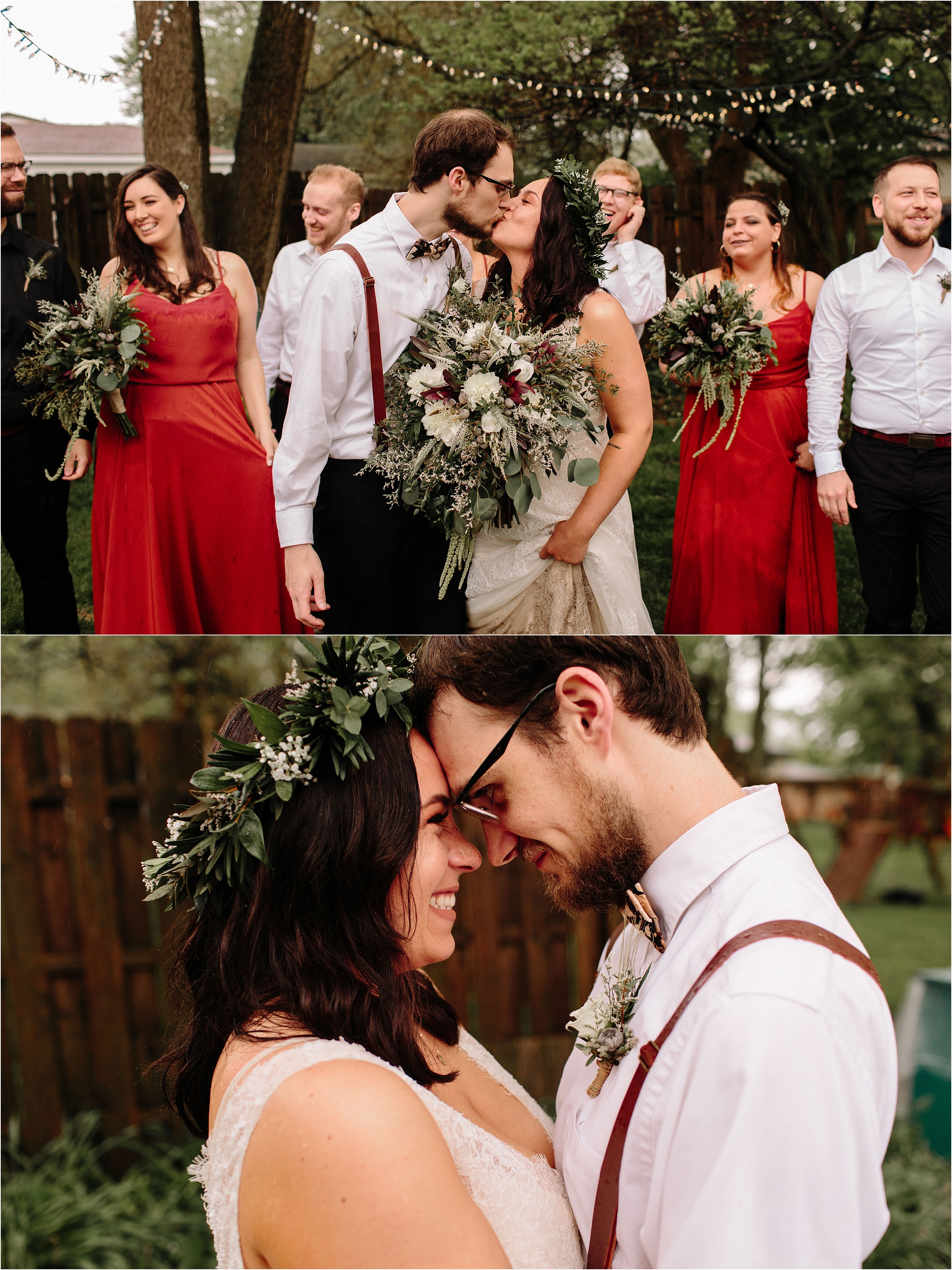 Chicago Illinois backyard wedding