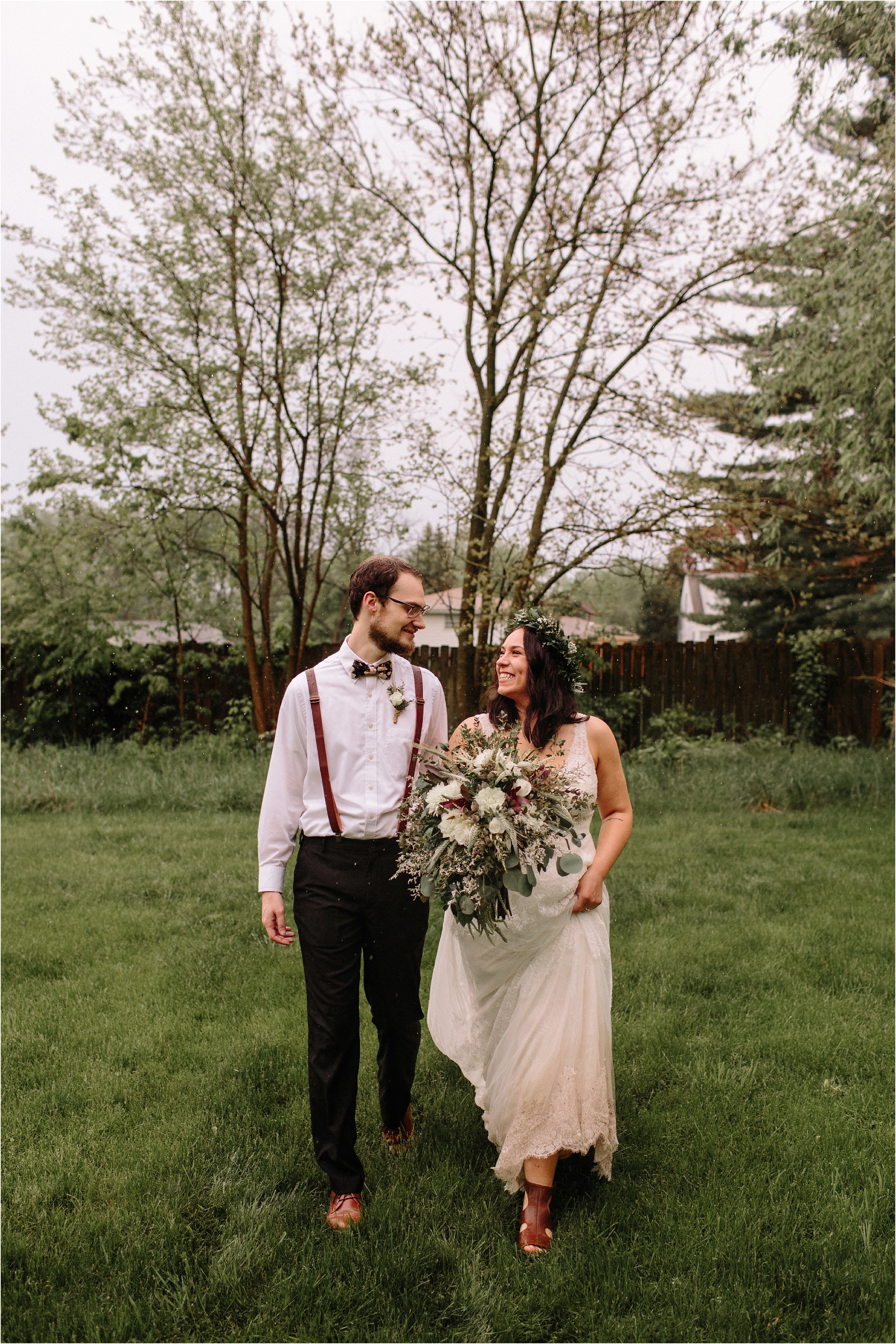 Chicago Illinois backyard wedding