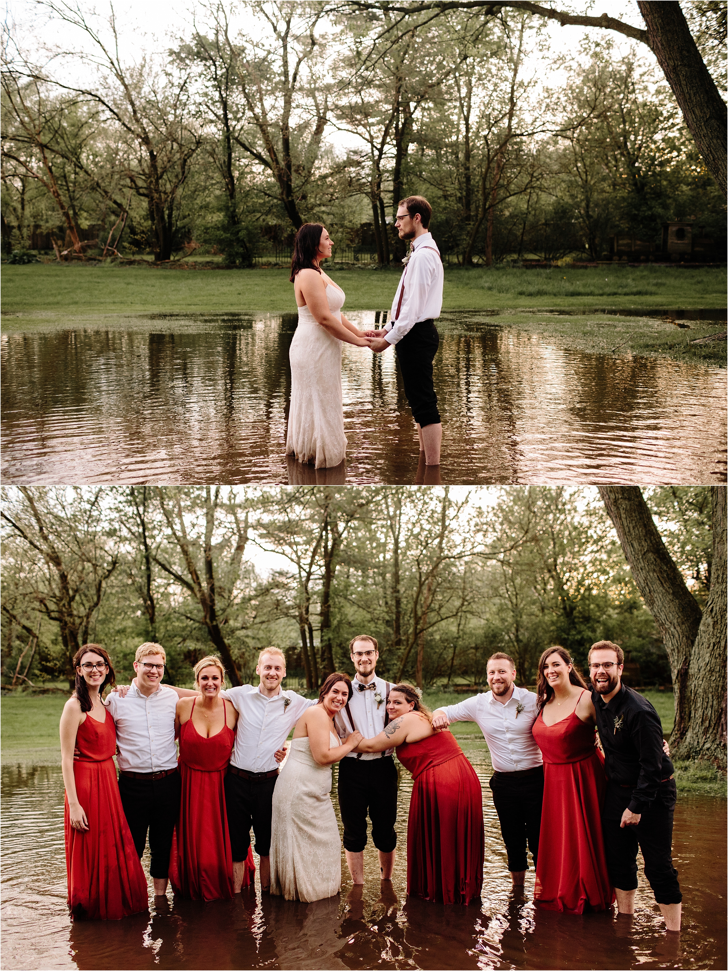 Chicago Illinois backyard wedding