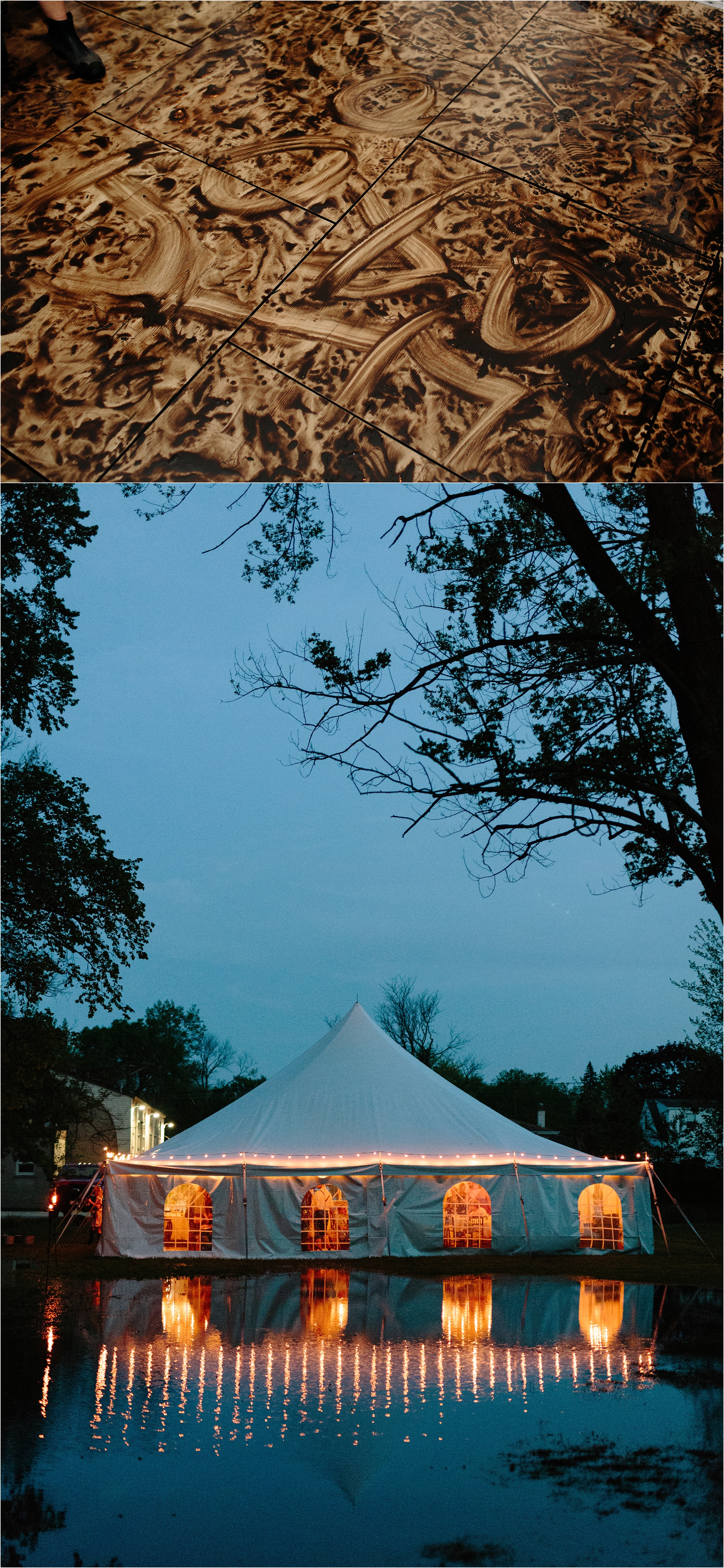 Chicago Illinois backyard wedding