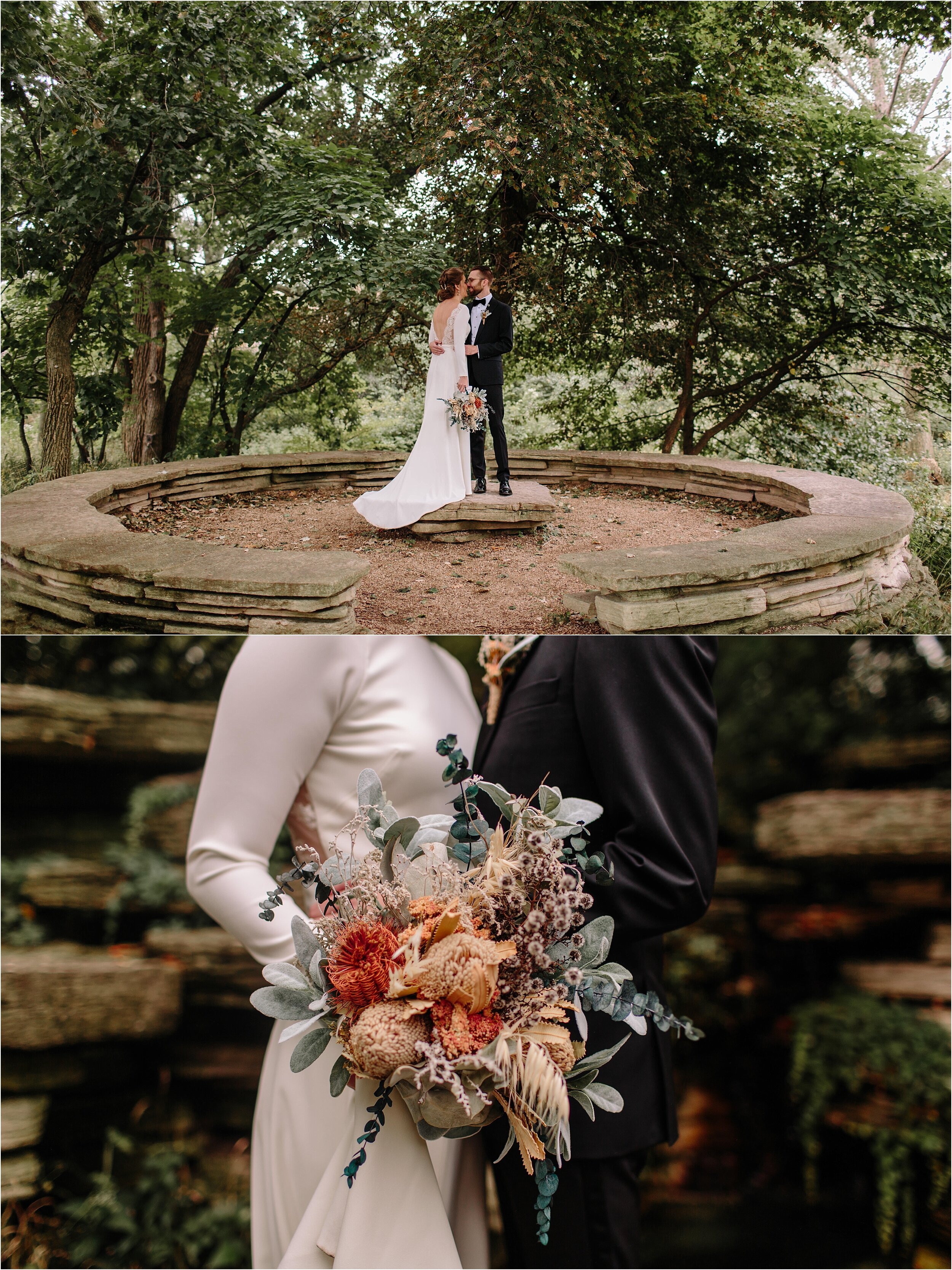 Alfred Caldwell Lily Pool Wedding