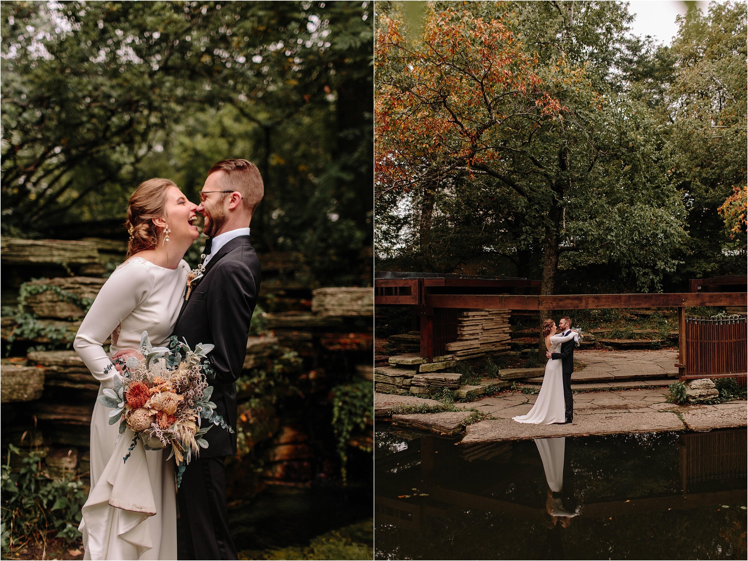 Alfred Caldwell Lily Pool Wedding