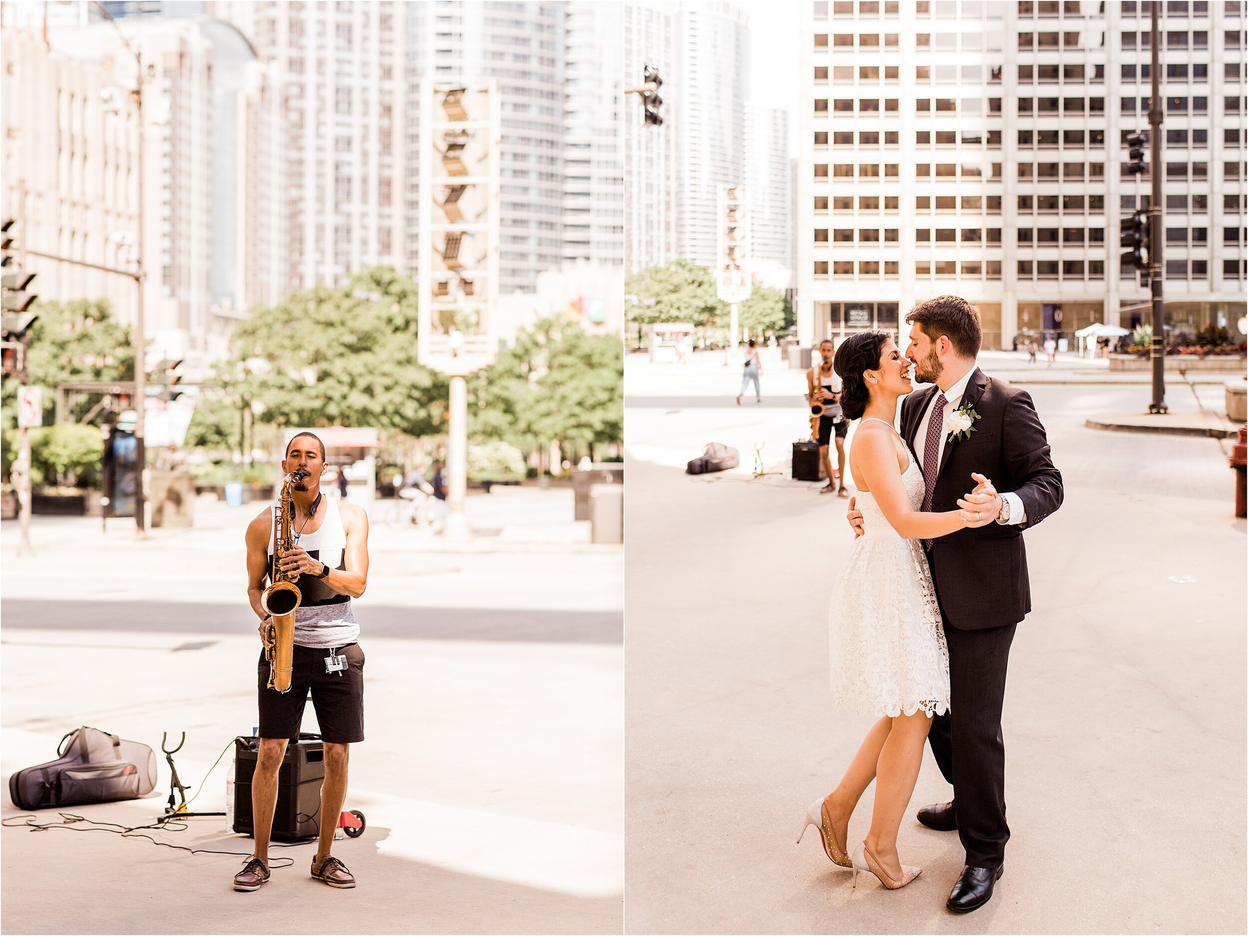 Chicago, IL Wrigley Building Wedding Photos