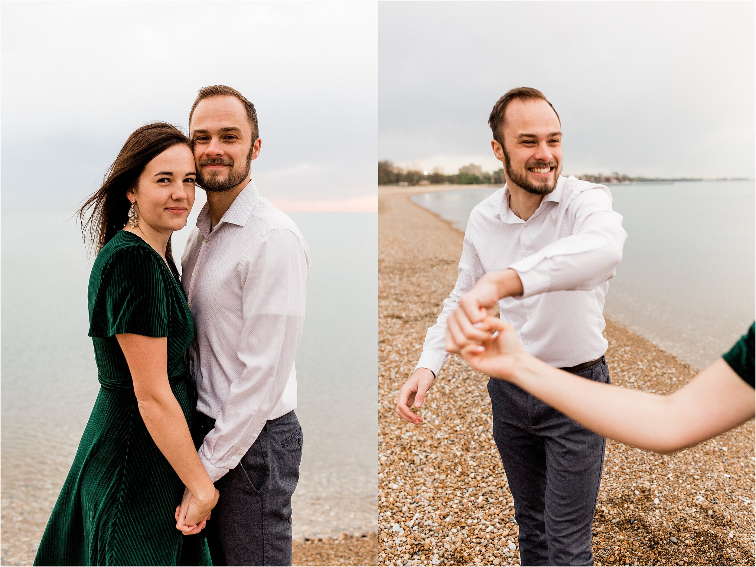 Loyola Beach Chicago Engagement Session