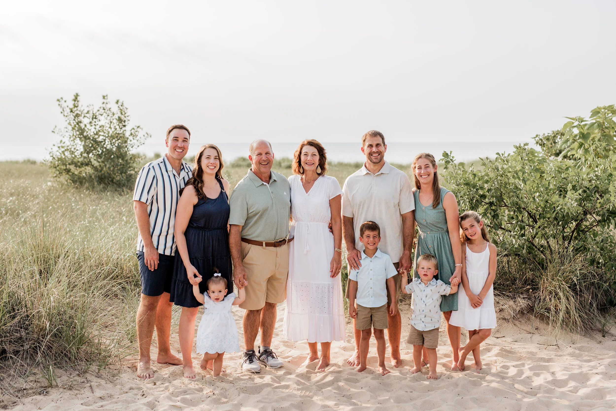 Extended Family Photos at Beachwalk Vacation Rentals | Michigan City, IN