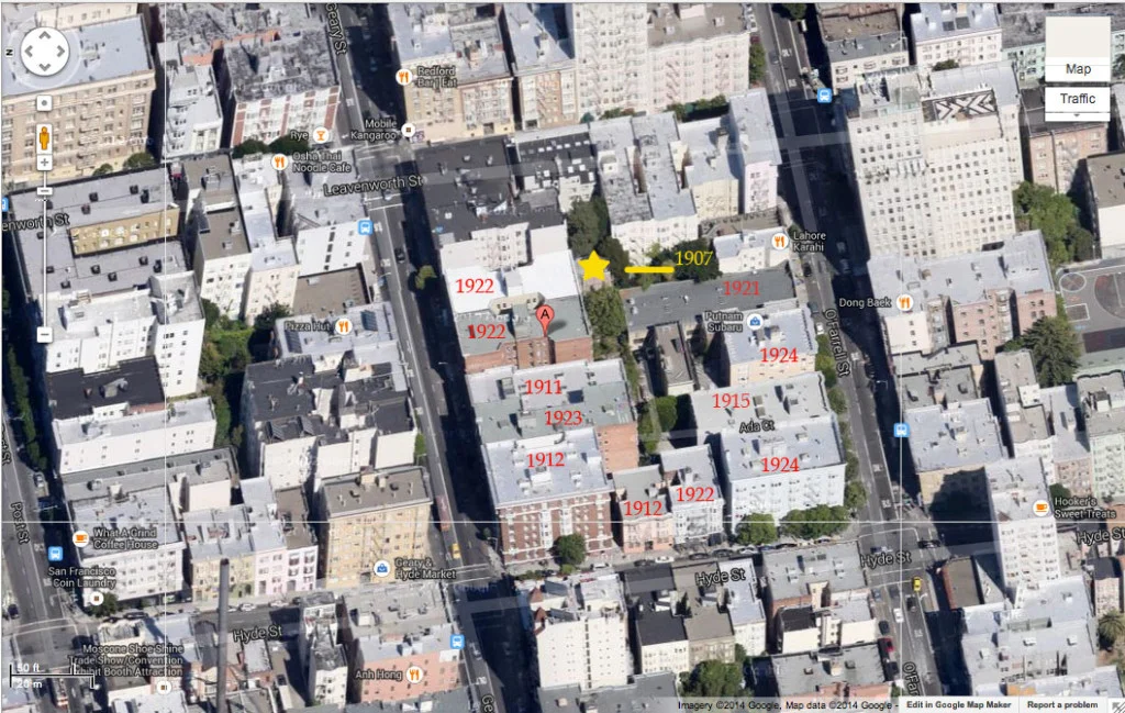 San Francisco Ghost Sign Map Research