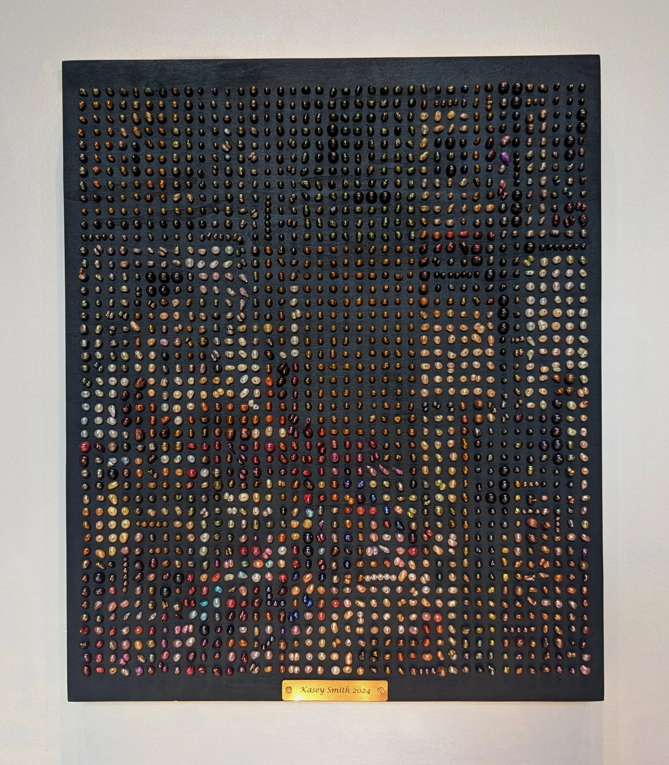 Pixelated Pearl Vermeer -- A Maid Asleep
