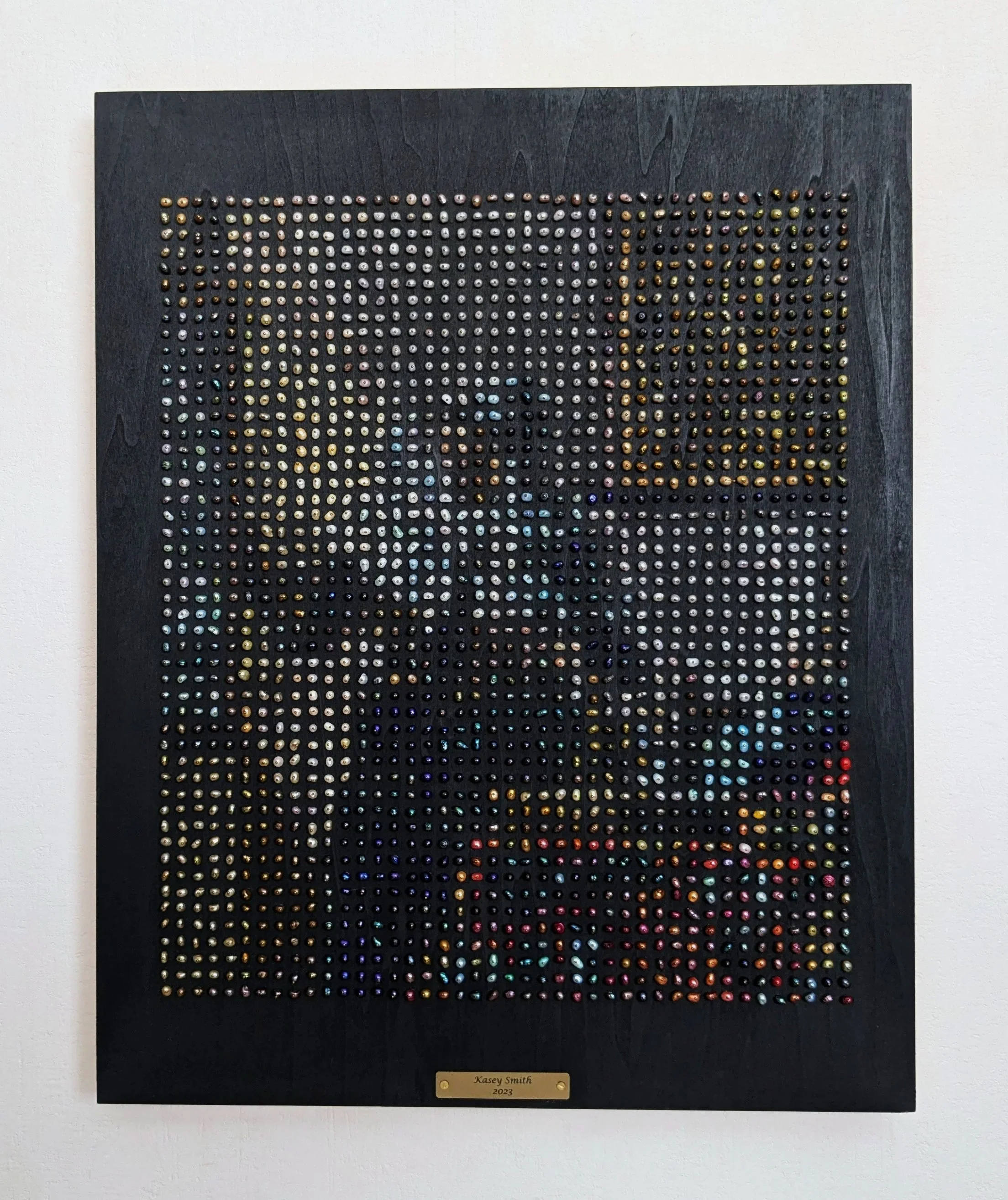 Pixelated Pearl Vermeer -- Woman With A Water Jug