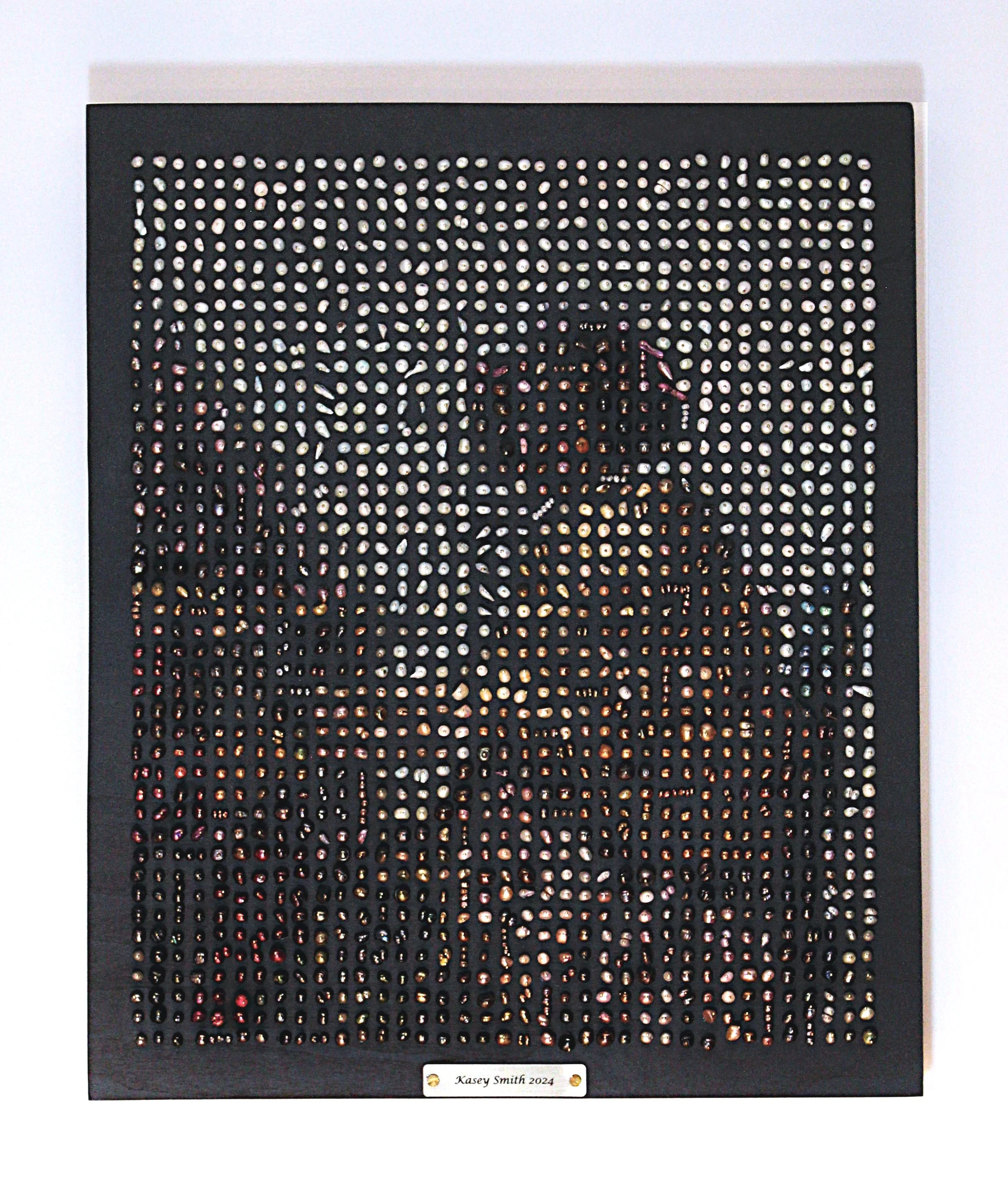Pixelated Pearl A Young Woman Seated at the Virginals (Copy)