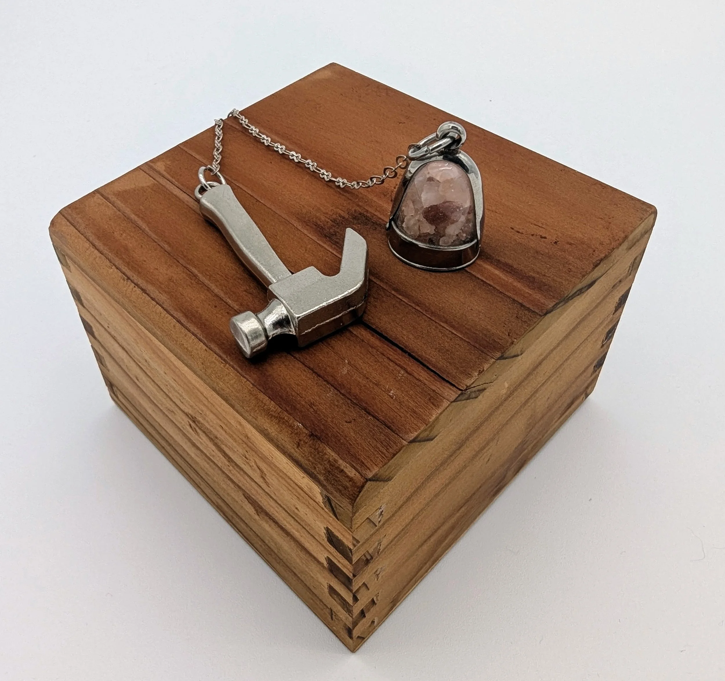 And Salt The Earth Behind You Statement Lariat Necklace