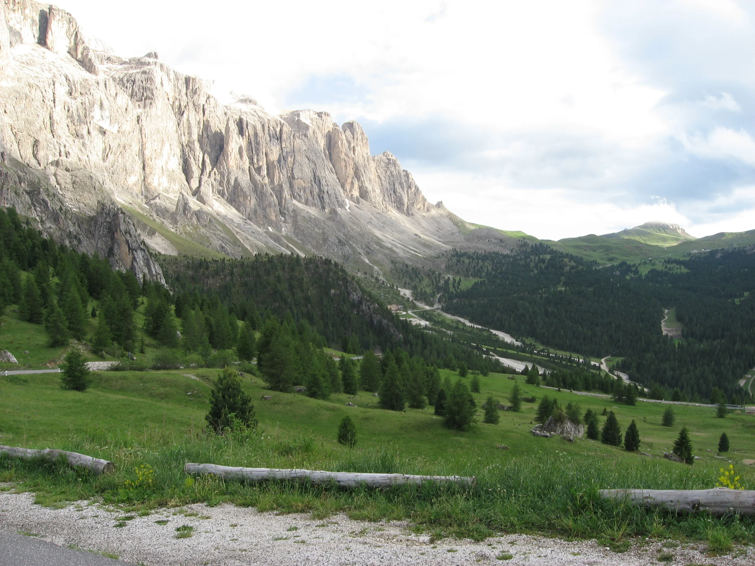 sella pass cycling in the dolomites