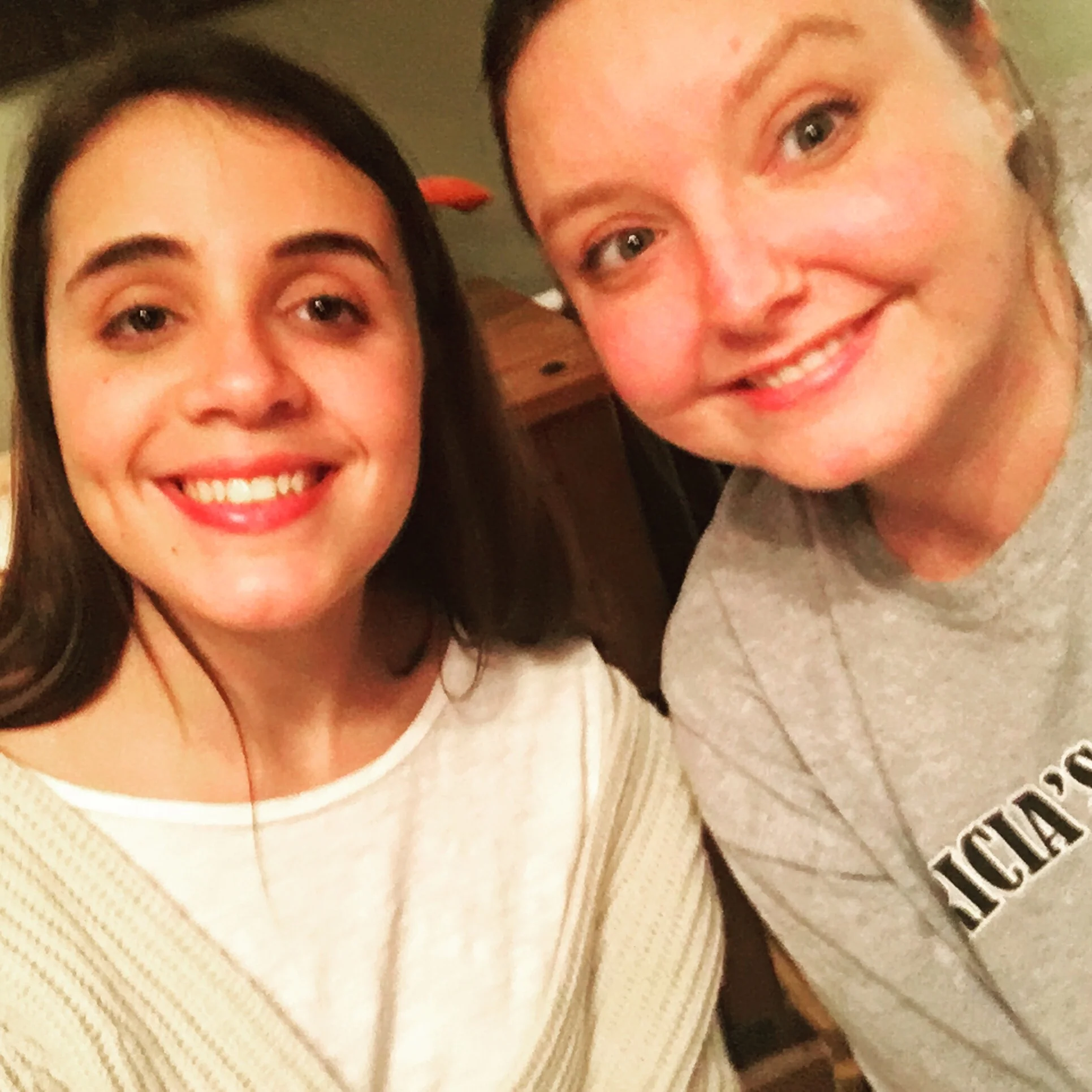 More Thanksgiving selfies - thankful for old (young) friends