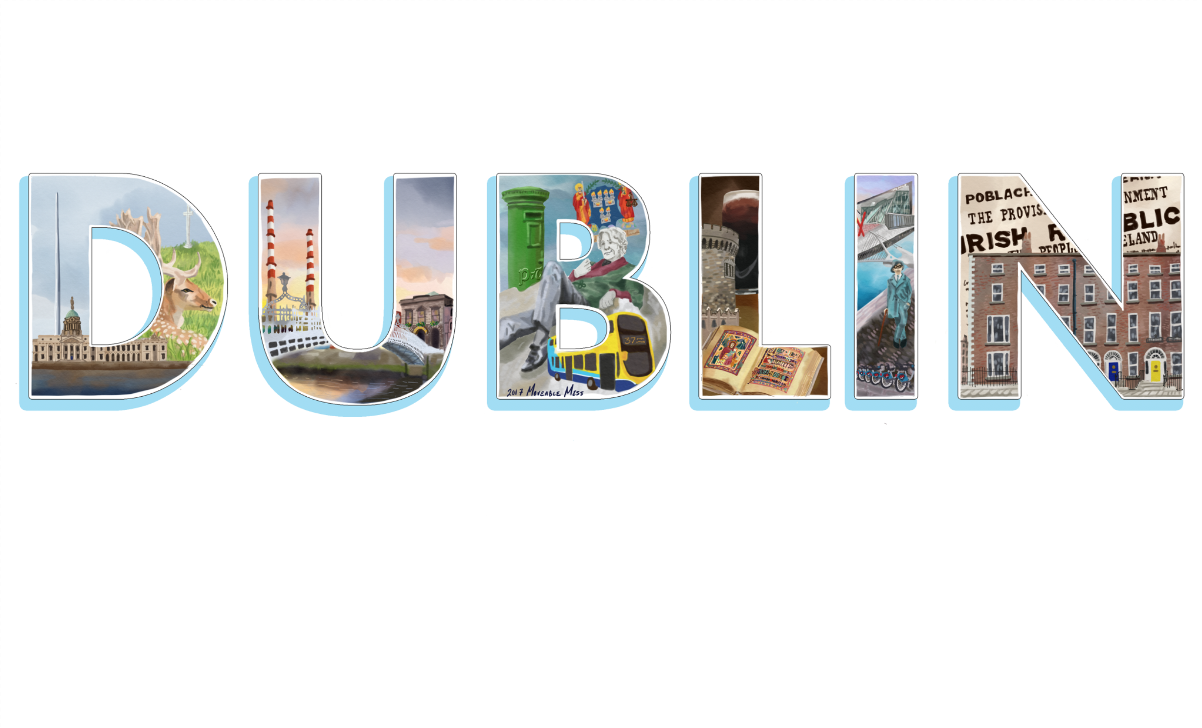 Dublin Landmark Letterforms