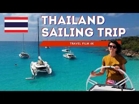 Thailand Sailing Catamaran 4K Koh Chang
