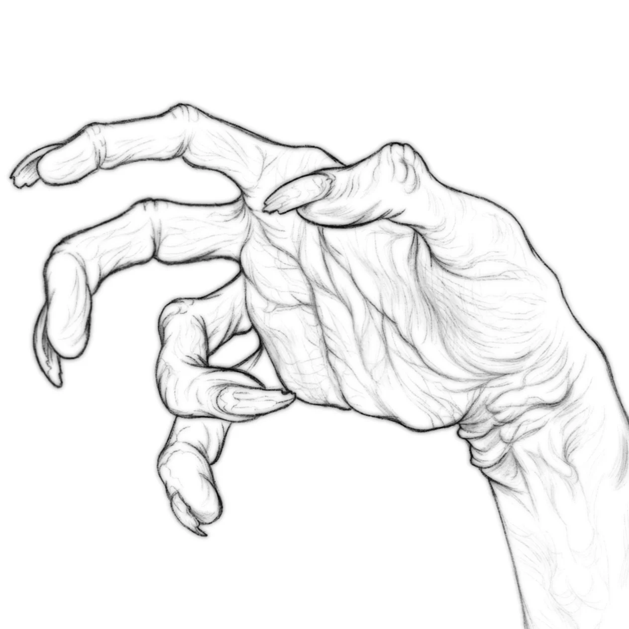 The Nun – hand sketch 2
