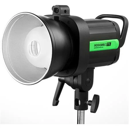 Phottix Indra500 500 watts of TTL power in the palm of your hand. No, literally in the palm of your hand. These things are so small and compact you can hold it one handed. Add to that it's battery powered (which comes with it) and has TTL, you're looking at an all around perfect studio light. 