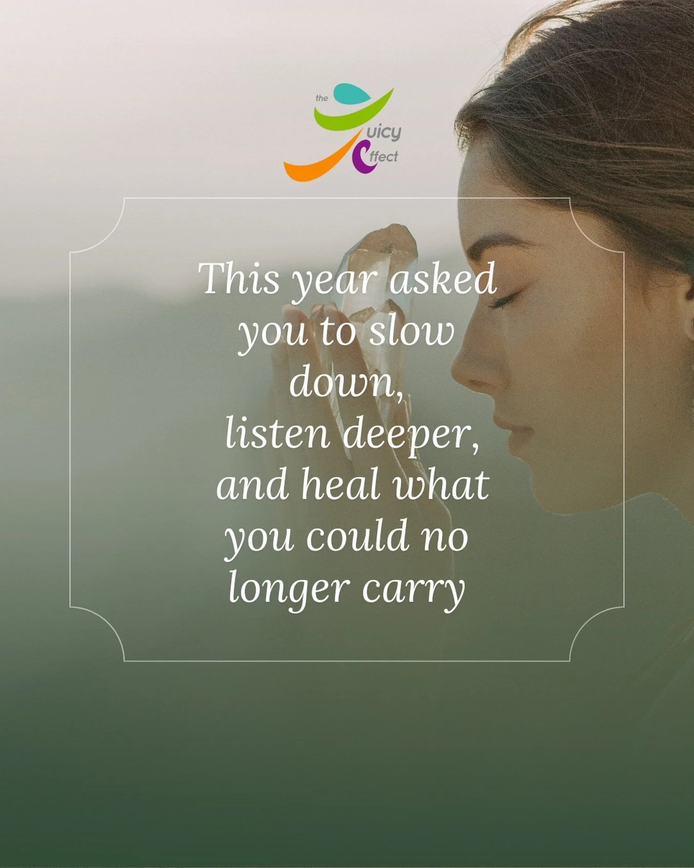As the year comes to a close, there&rsquo;s an invitation to slow down and gently look back.

Not to judge. Not to rush ahead.
Just to notice.

Notice what you no longer carry the same way.
Notice where you chose yourself, even when it felt uncomfort