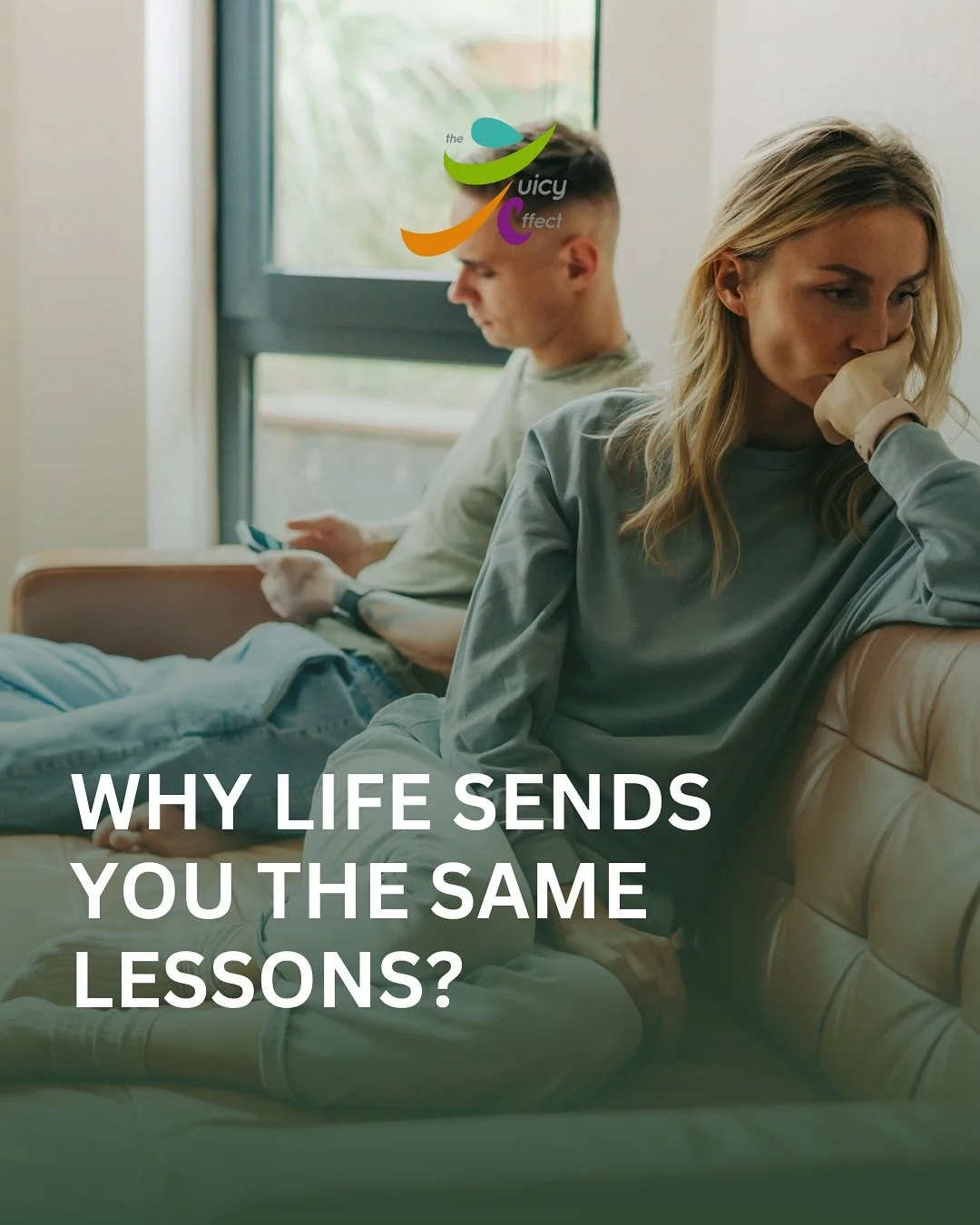 Have you ever noticed how life has a way of circling back&hellip;
bringing you the same kind of situations, the same type of people,
the same emotional patterns that tug at the very places you&rsquo;re trying to outgrow?

It&rsquo;s not punishment.
I