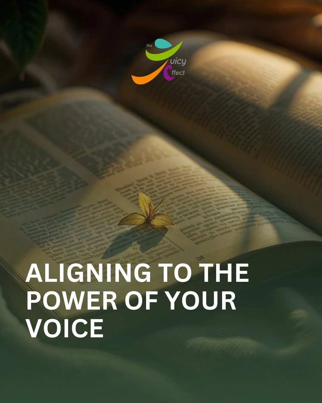 Your voice is more than communication &mdash; it&rsquo;s an expression of your soul.

For many people, the voice becomes restricted over time. Old experiences, fear of judgment, or moments where it didn&rsquo;t feel safe to speak can create energetic
