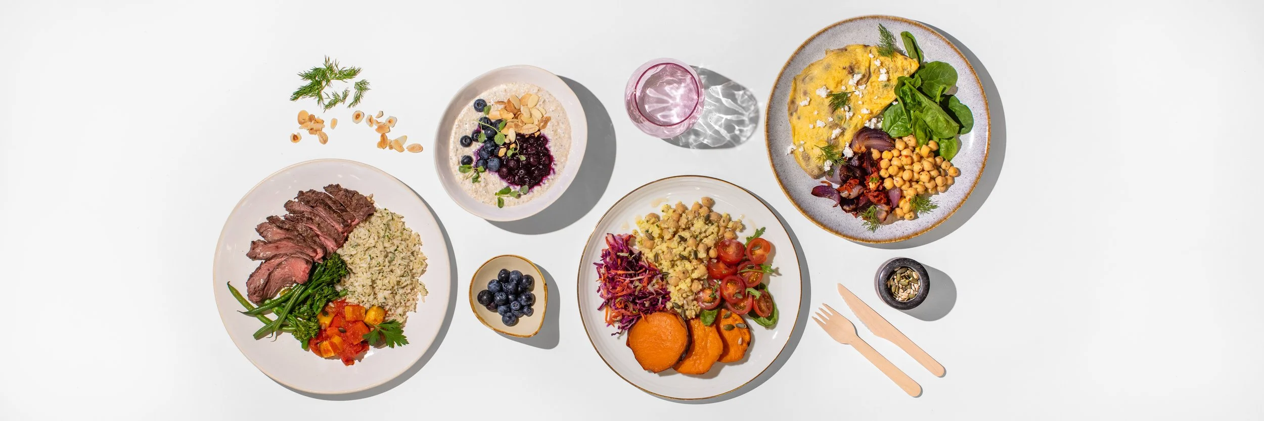  Imagery for Fresh Fitness Food was tailored in order to work across a variety of platforms, including e-commerce and paid social media. 