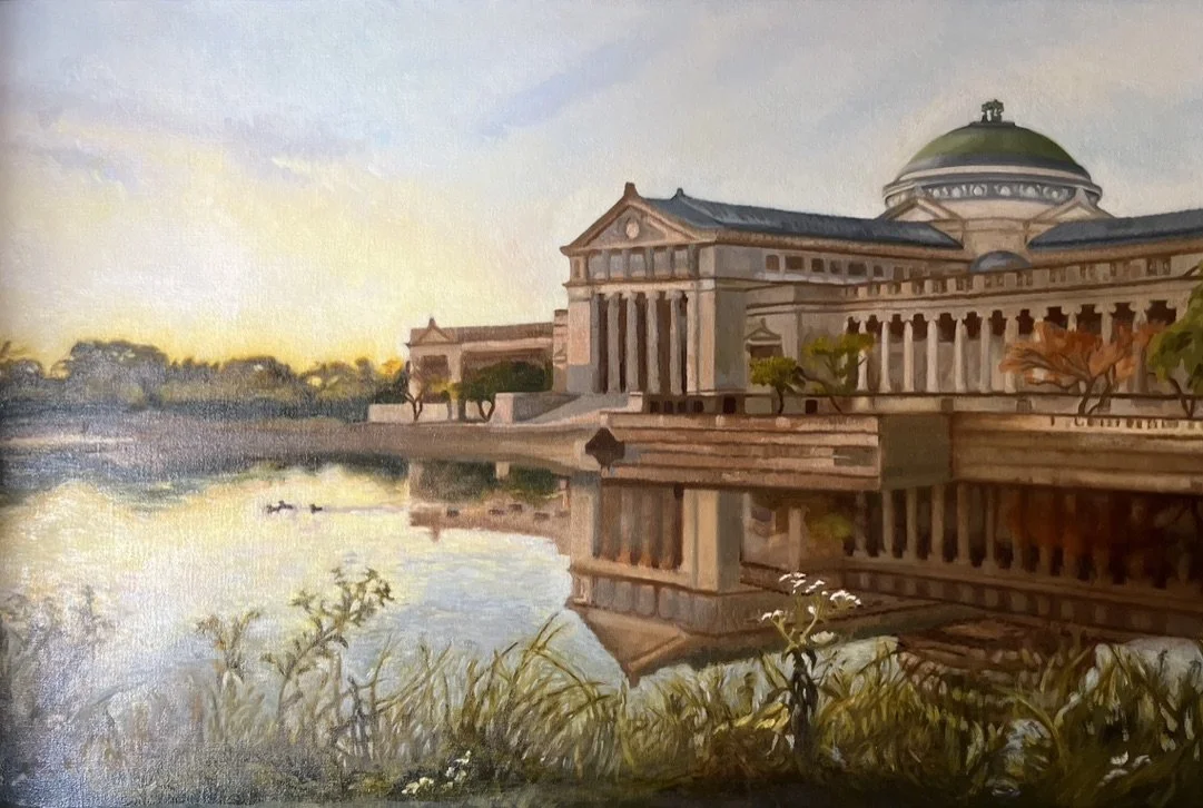 Sunset Behind the Museum 