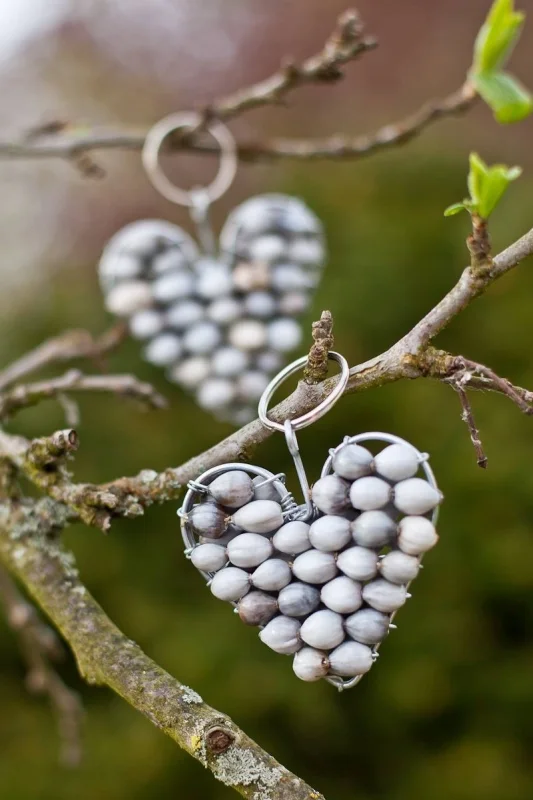 XM10 - Zulu Pearl Heart Keyrings