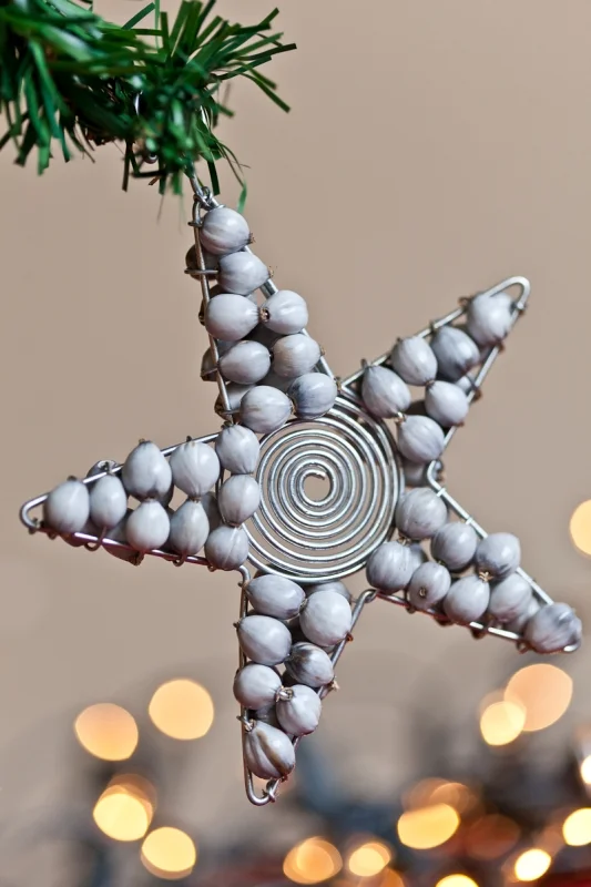 Star Christmas Tree Decoration Handmade