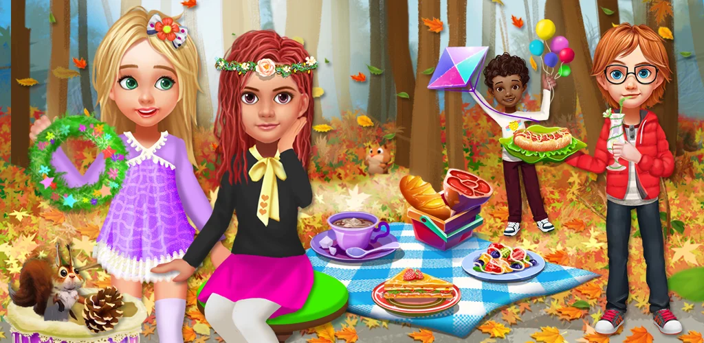 PLAY DATE - AUTUMN SCHOOL TRIP It’s time for a fun outing to the park in this combination design and dress up girls’ game.