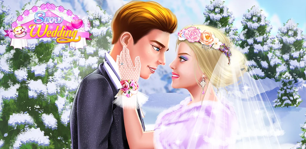 SNOW WEDDING SALON GIRLS SPA A winter bride can be a lovely sight. A wedding in the winter can be just as romantic as a summer wedding. Cozy up to your groom, and have a fabulous winter wedding.