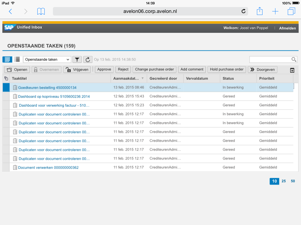 Unified inbox