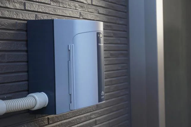 自宅に設置した充電器