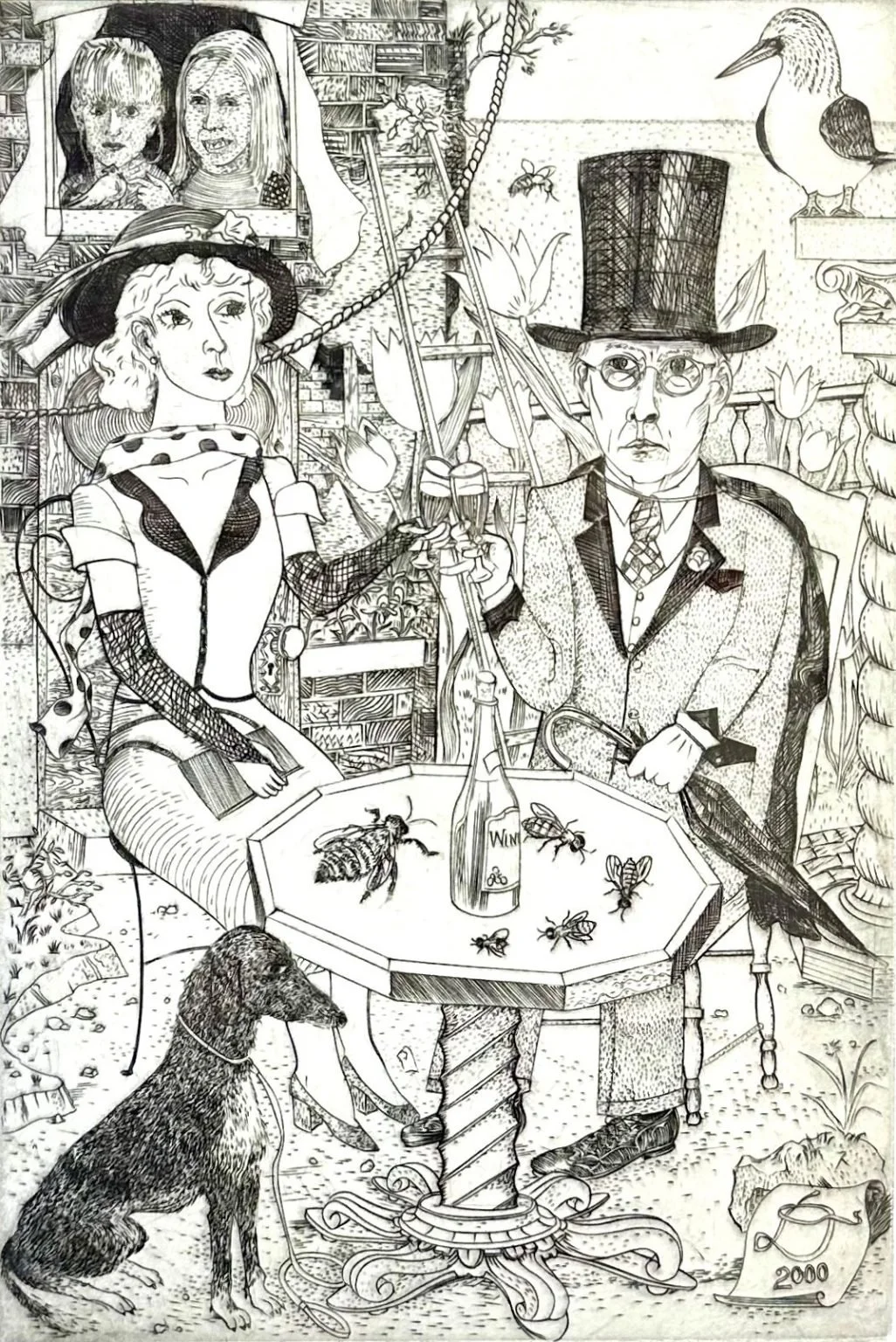 David F. Driesbach, And a Blue Footed Boobie (9/20), 2000