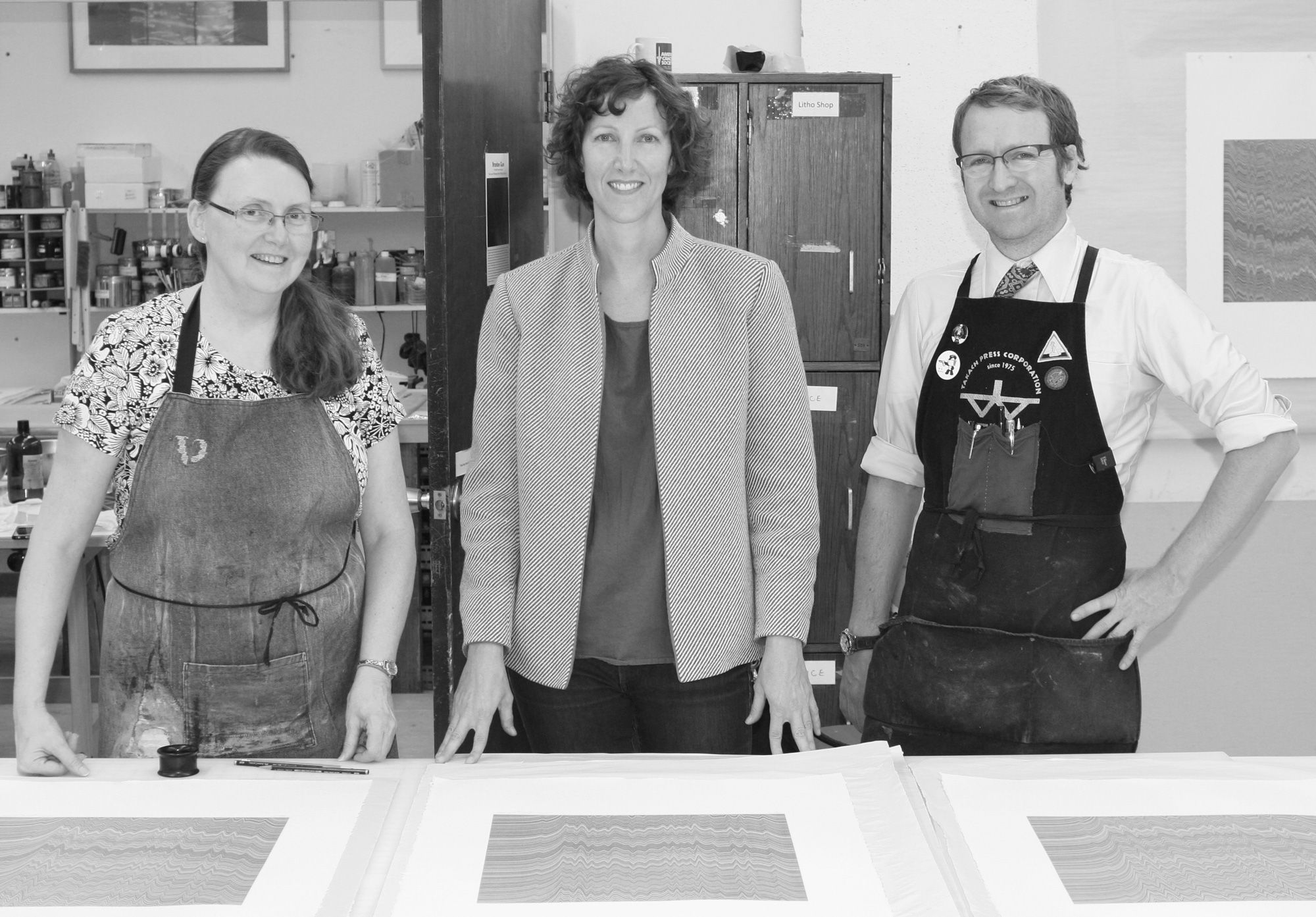 Visiting Artist/Lecturer At Normal Editions Workshop with master printers Veda Rives & Morgan Price Illinois State University, Normal, IL, 2015
