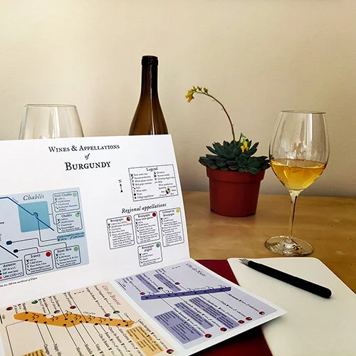 Some maps also have detailed ‘zoom-in’ sections for additional information, such as grand cru vineyards.