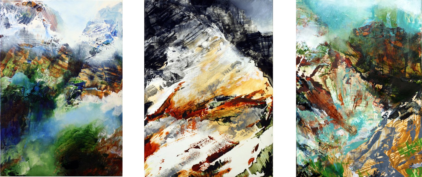 SOLD, Near, triptych