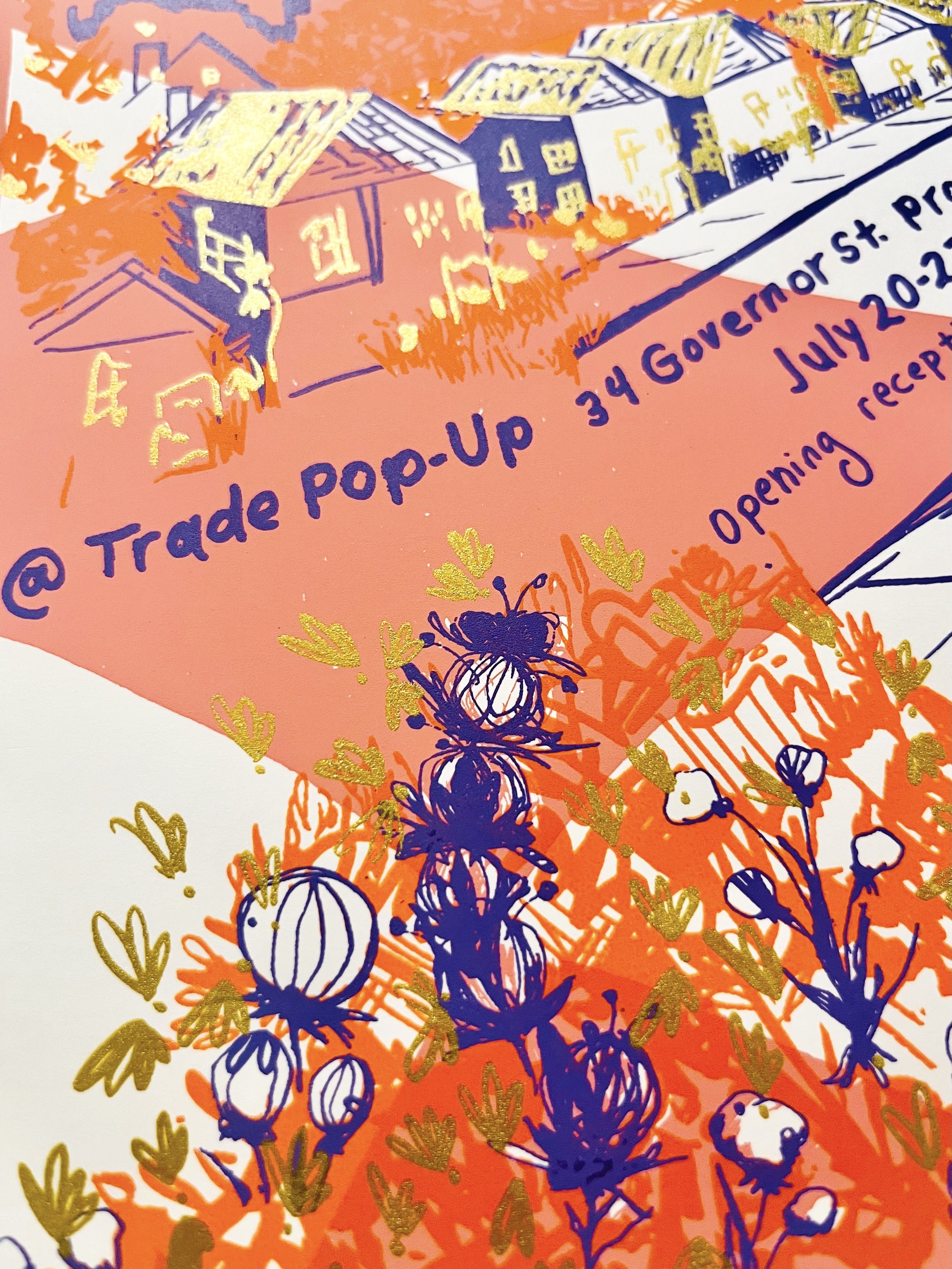  We are here, holding nothing down, but trying simply to hold it together. We would like you all to come and experience the work with us.   @ Trade Pop-Up    
