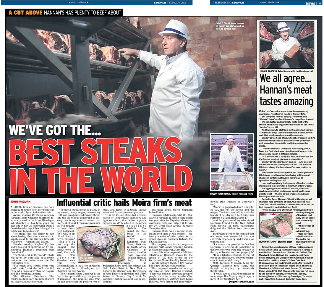 We’ve got the best steaks in the world