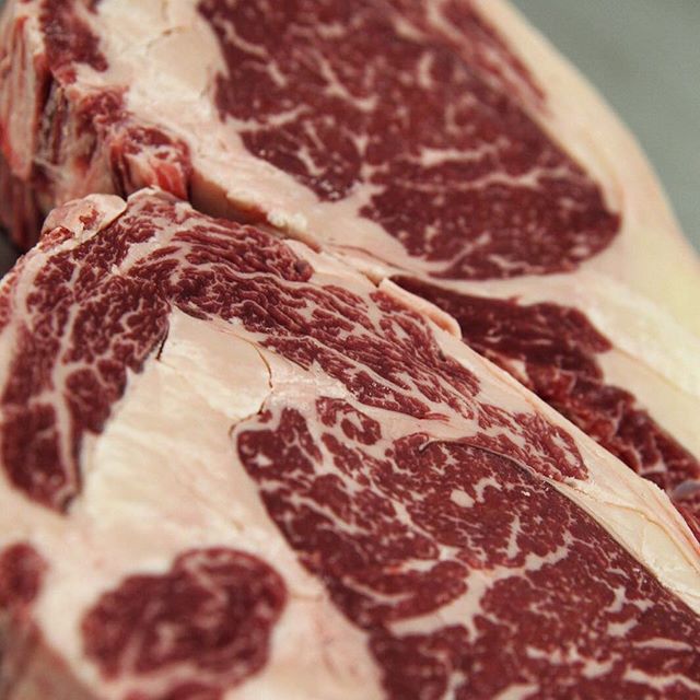 Delmonico steaks coming down the line. #glenarmshorthornbeef #himalayansaltaged  Pic courtesy of @fulllifemedia