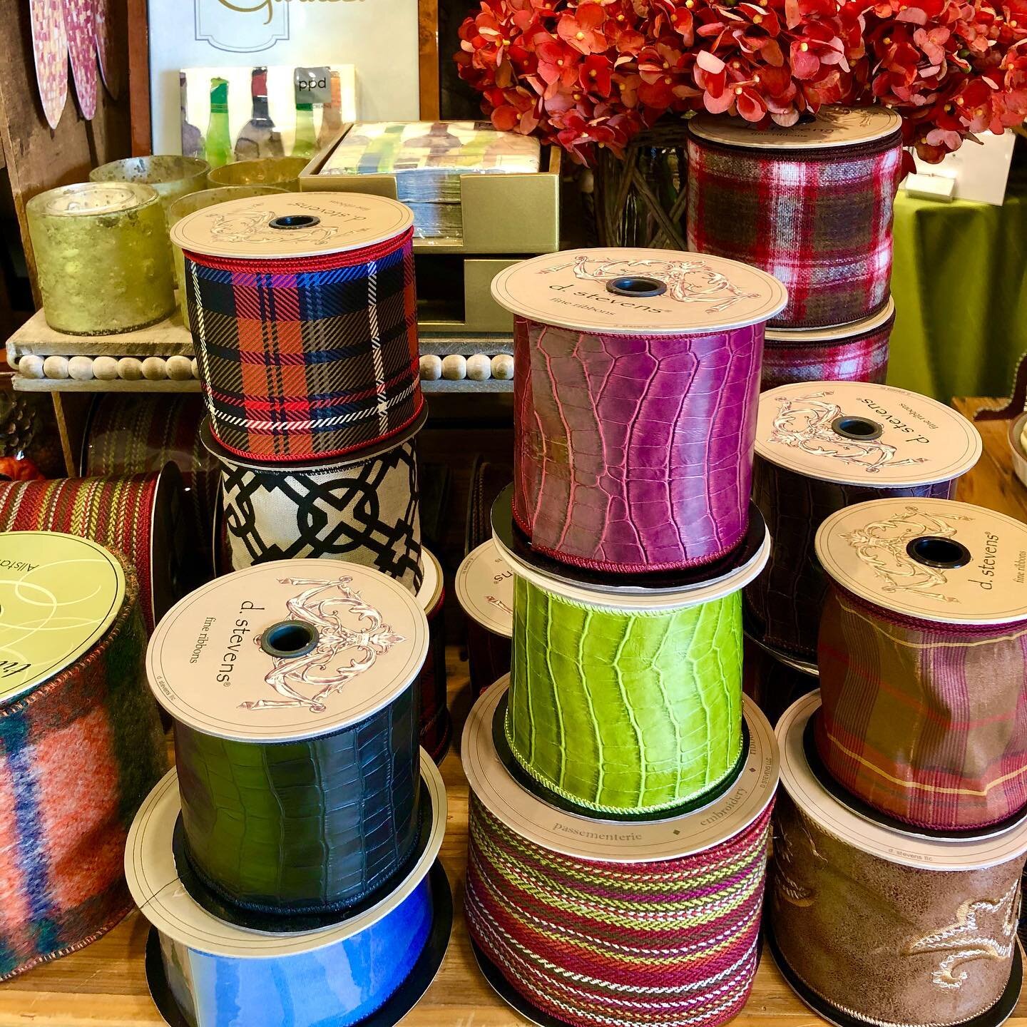 Just what you&rsquo;ve all been waiting for!  Beautiful Fall ribbons have arrived @lloydandlady boutiques!
.
.
.
#ribbon #ribbons #fallribbon #shoplocal #shopsmall #boutiqueshopping #boutique #shopraleigh #floraldesign