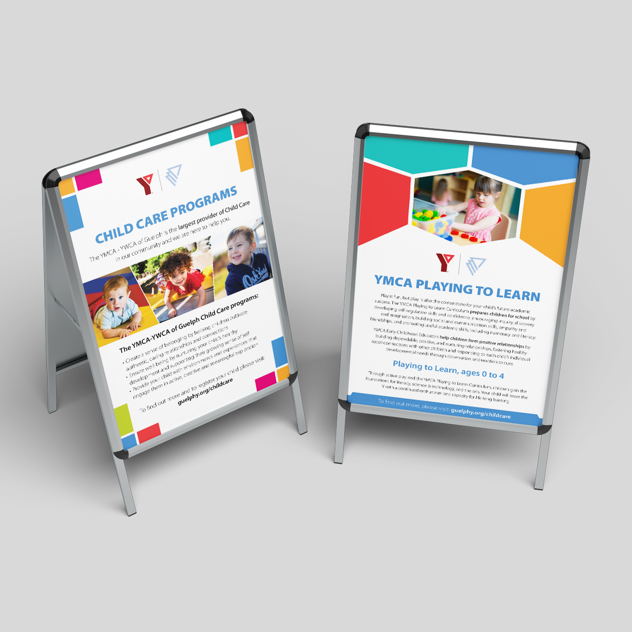 A-Frame Stand Design: YMCA-YWCA of Guelph