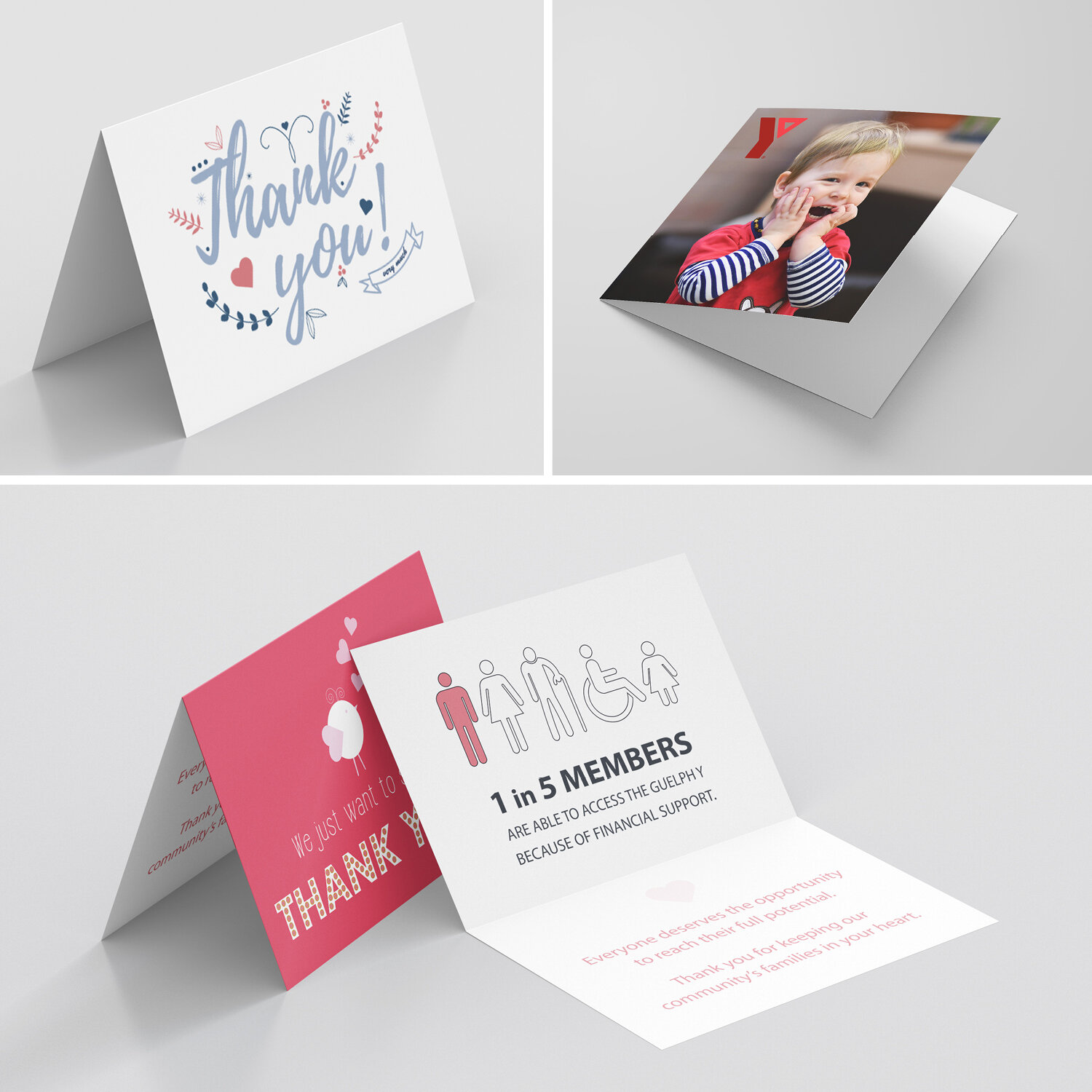 Greeting Card Designs: YMCA-YWCA of Guelph &amp; YMCAs of Cambridge &amp; KW