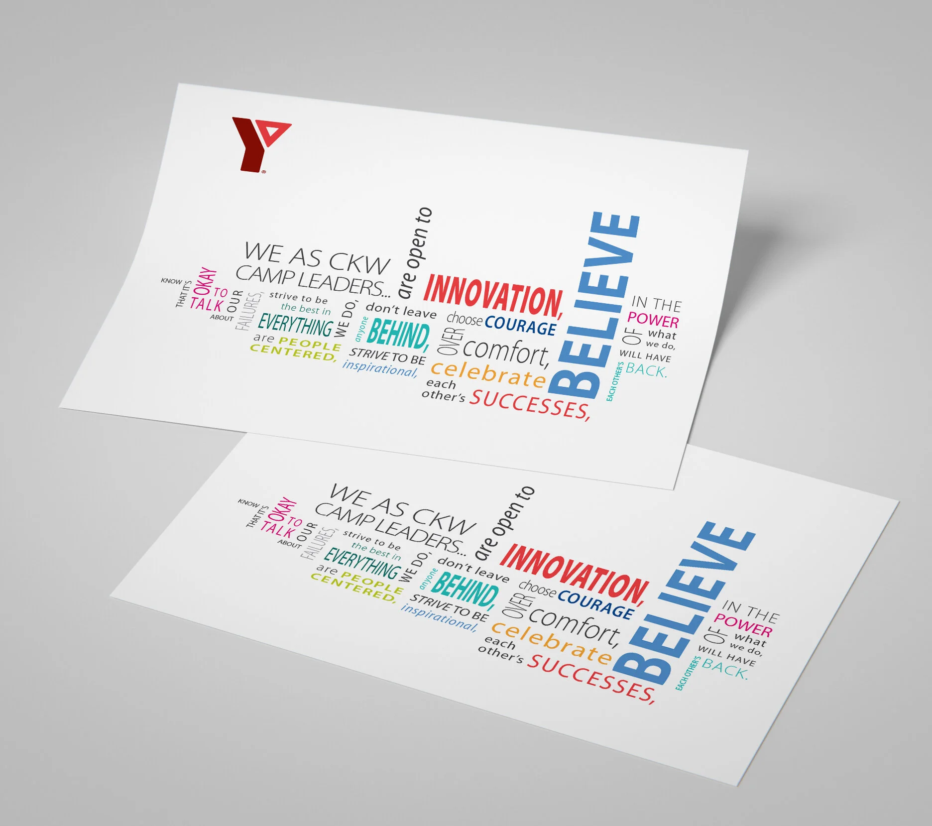 Typographic Design: YMCA-YWCAs of Cambridge &amp; KW