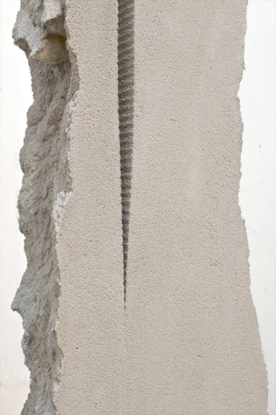  Untitled, Memory Foam, granite dust from a monument making shop in Queens, steel, 2014 (detail) 