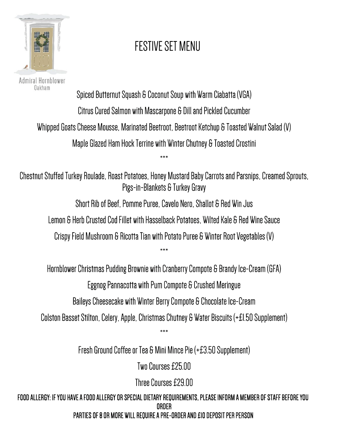 FESTIVE SET MENU Hornblower Hotel festive-set-menu-hornblower-hotel