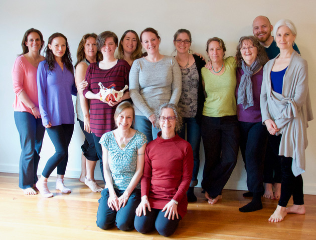April 2017 Class Photo (This class was held in Portland Oregon at the Mama Yoga studio of Carol Gray.)