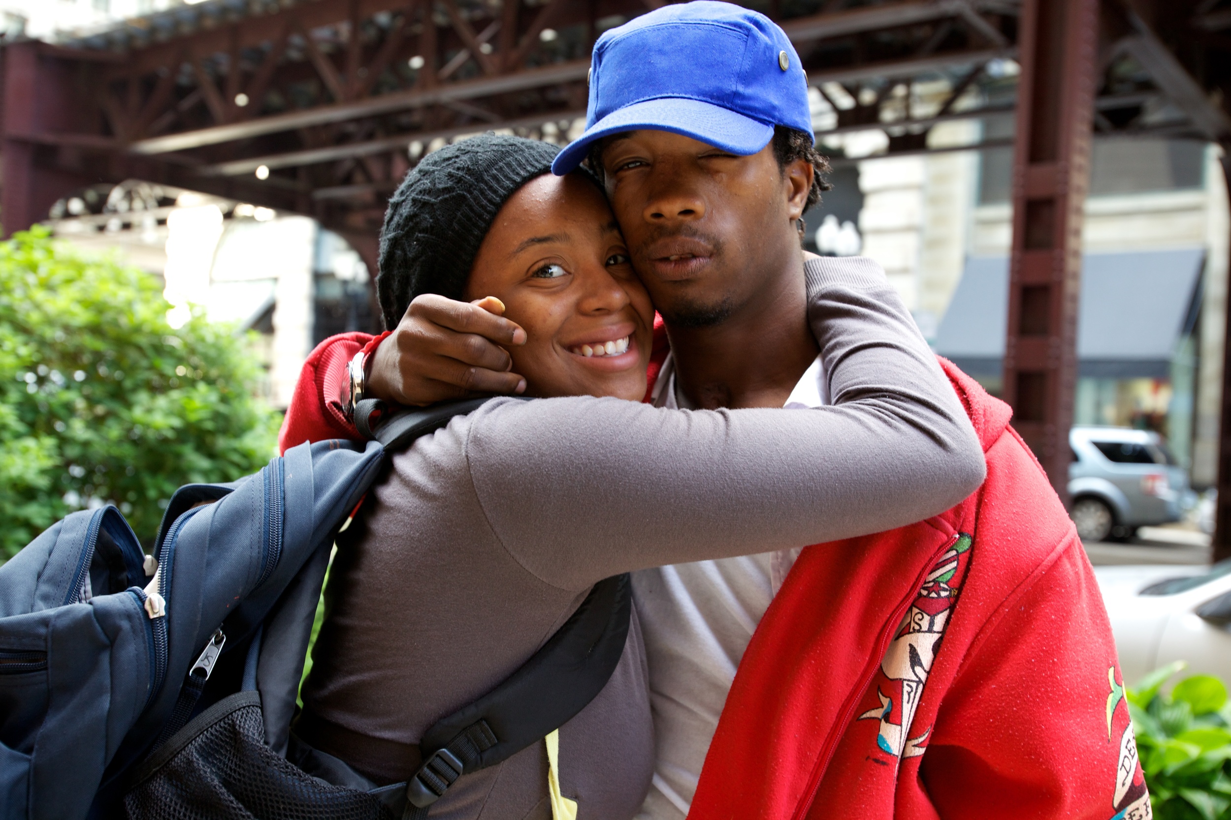 happy couple on wabash st.