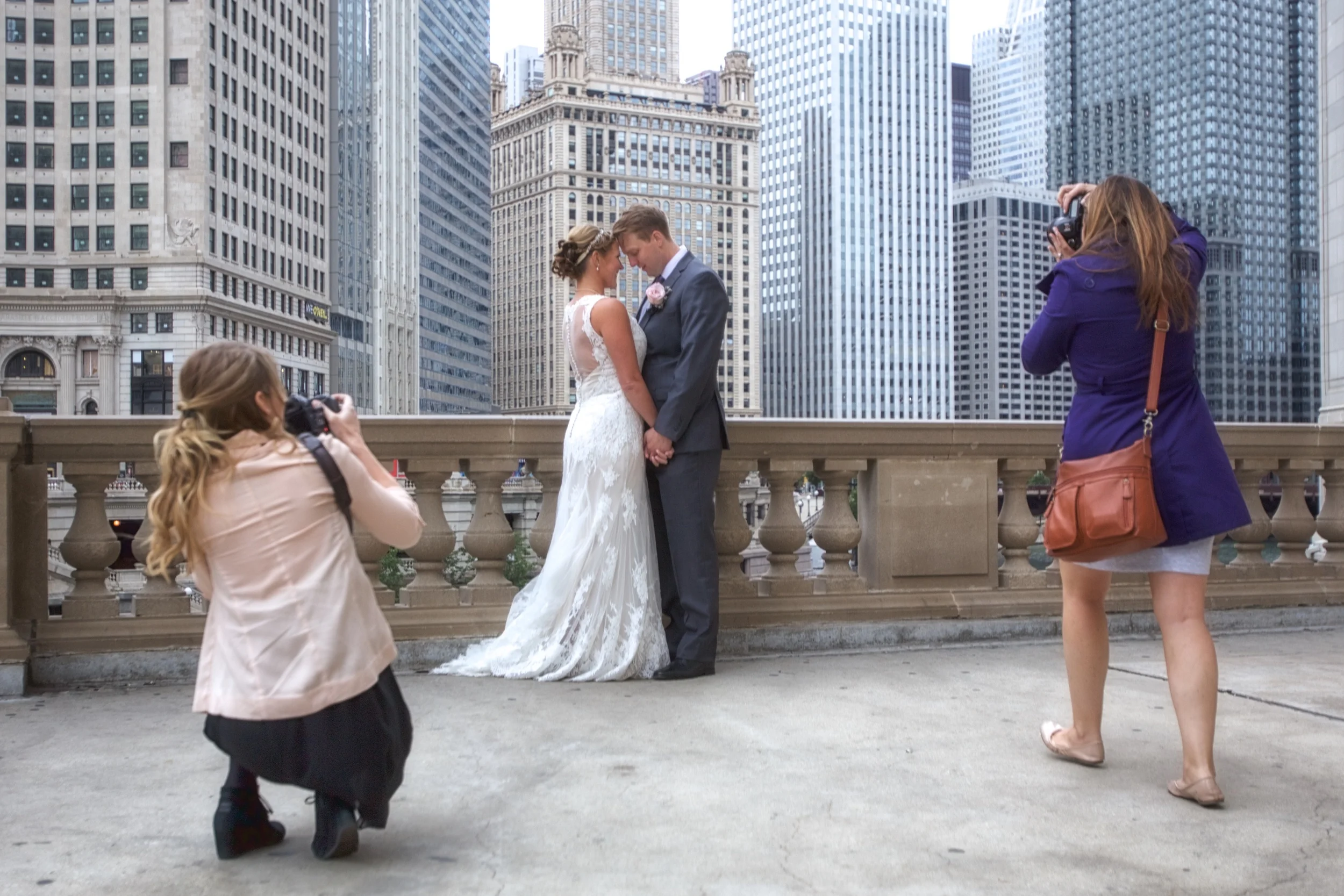 Bride and groom photo shoot