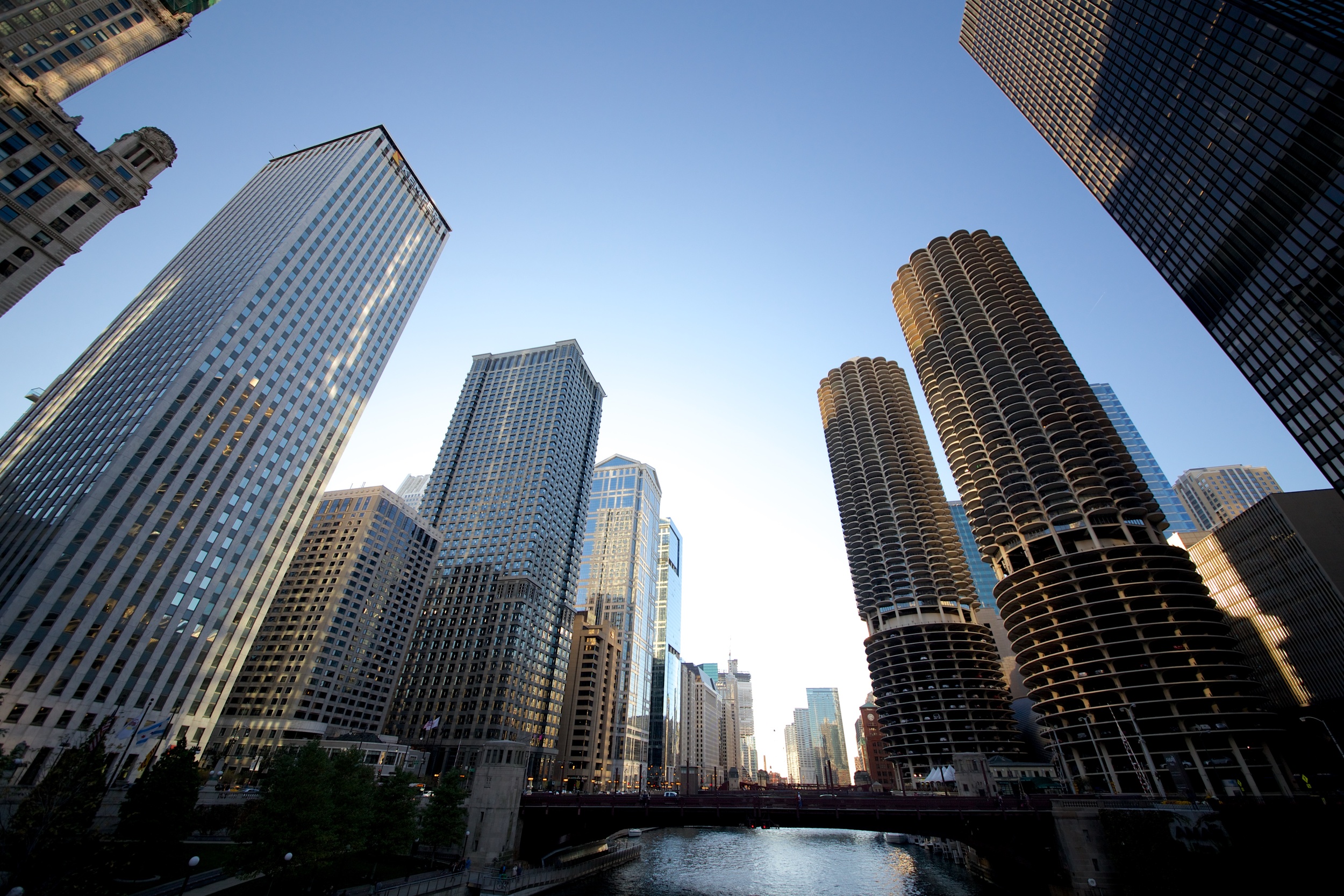 Chicago River - Marina City on the right